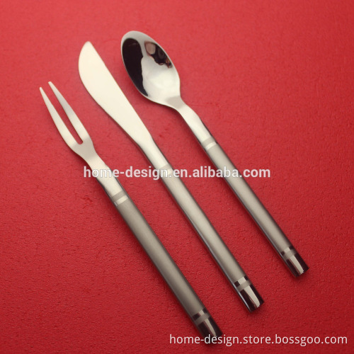 Chinese moon cake knife fork set stainless steel